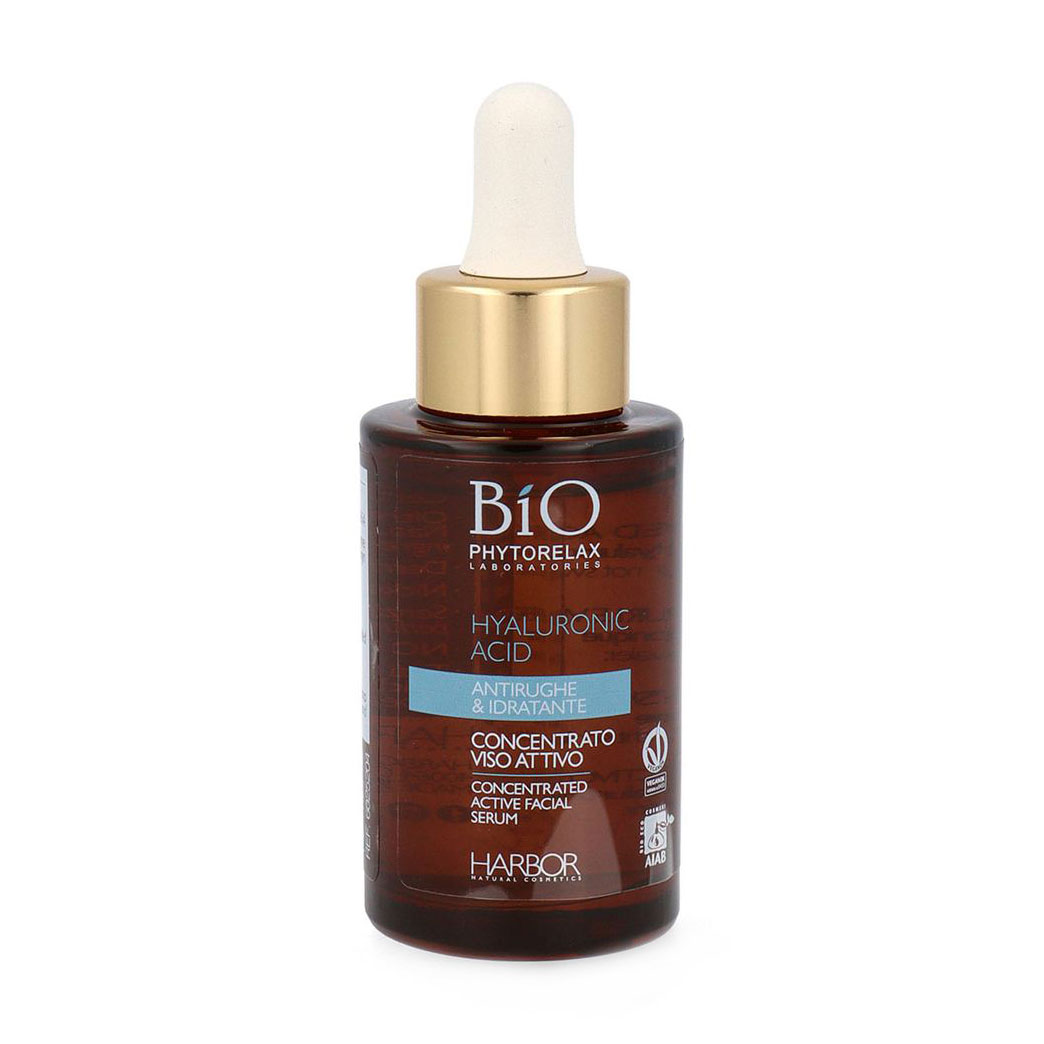 Гіалуронова сироватка для обличчя Phytorelax Laboratories Bio Concentrated Active Facial Serum, 30 мл